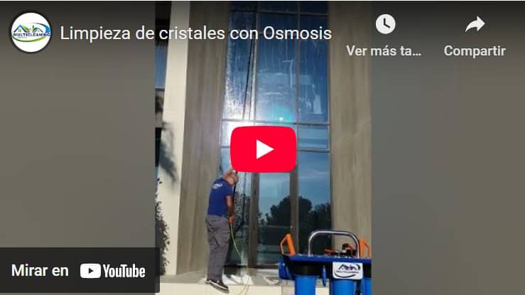 limpieza de cristales en Benidorm